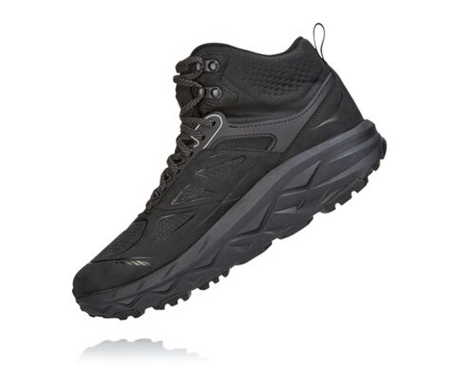 Hoka One One Turisticke Topanky Panske Čierne - Challenger Mid GORE-TEX - 54739-ALPN